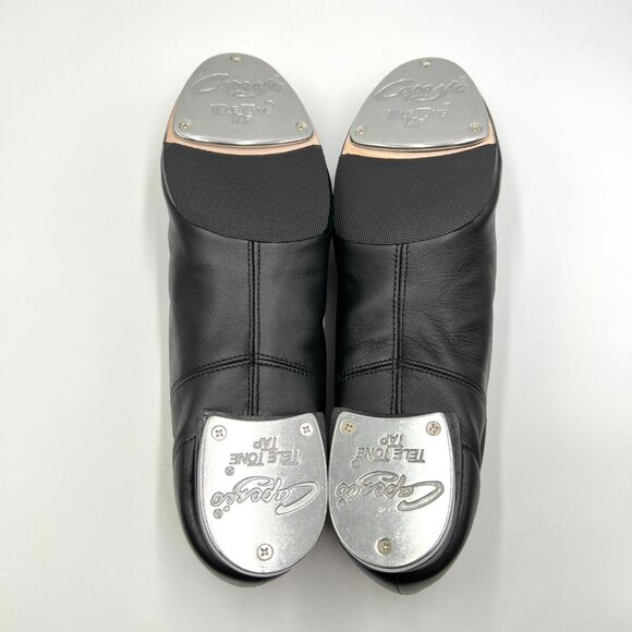 11.5W 11.5 Wide‎ Capezio Flex Master Mastr CG16 Black Leather Tap Dance Shoes - Picture 8 of 13